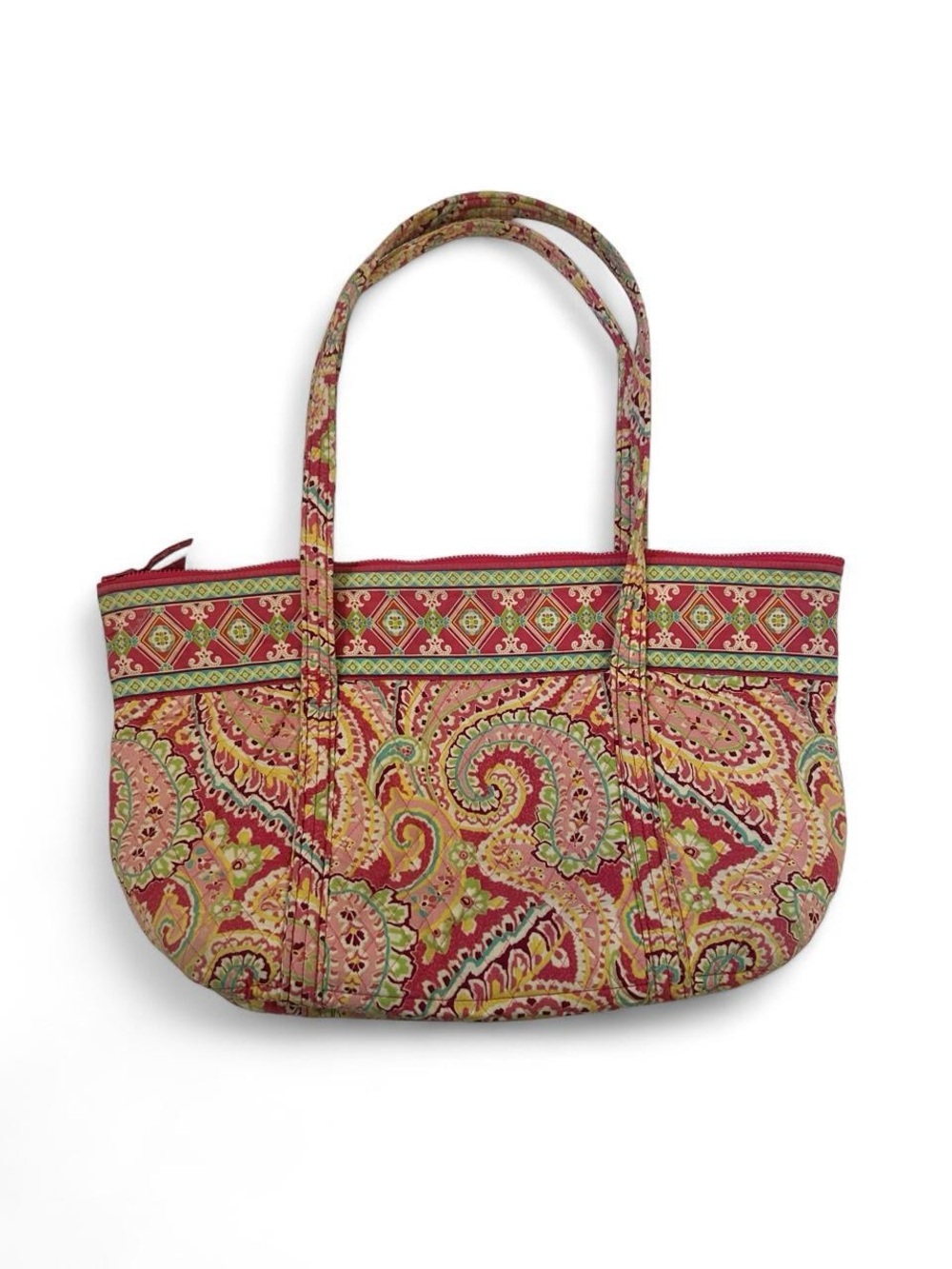 Vera Bradley y2k Retired Rare Capri Melon Extra Large Quilted Tote